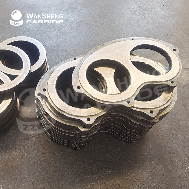 天泵地泵车专用硬质合金眼镜板切割环